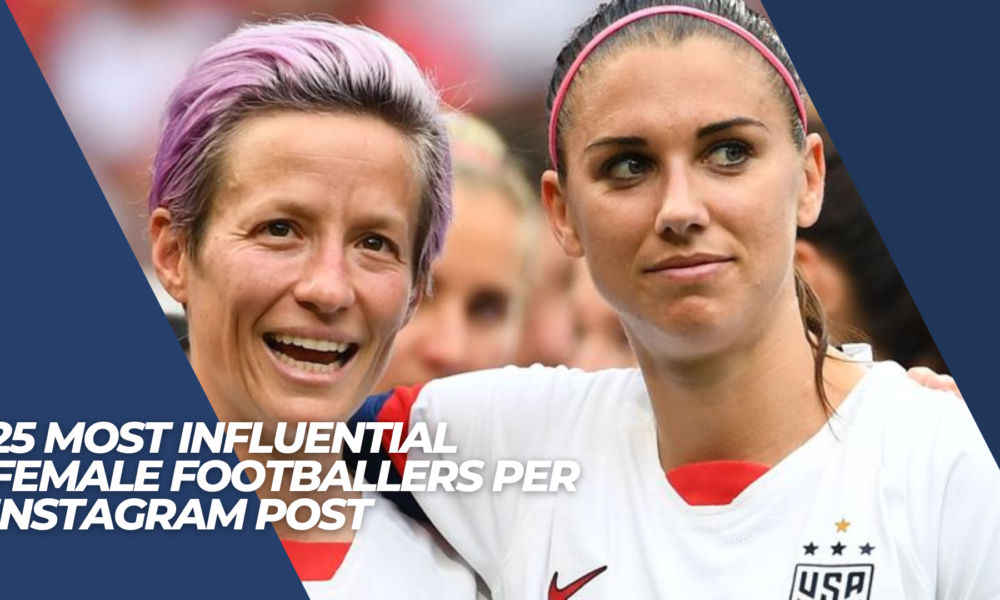 25 Most Influential Female Footballers Per Instagram Post