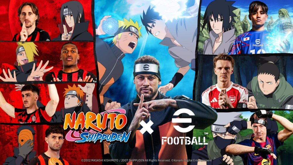 eFootball 2026 x Naruto Shippudens: Themed player cards & cosmetics